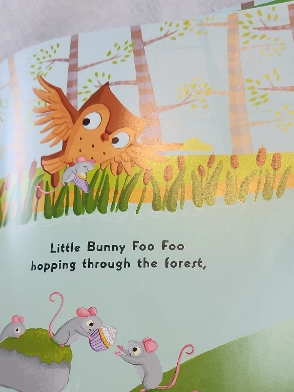 Little Bunny Foo Foo The Real Story — Kids Book (Light Blue)